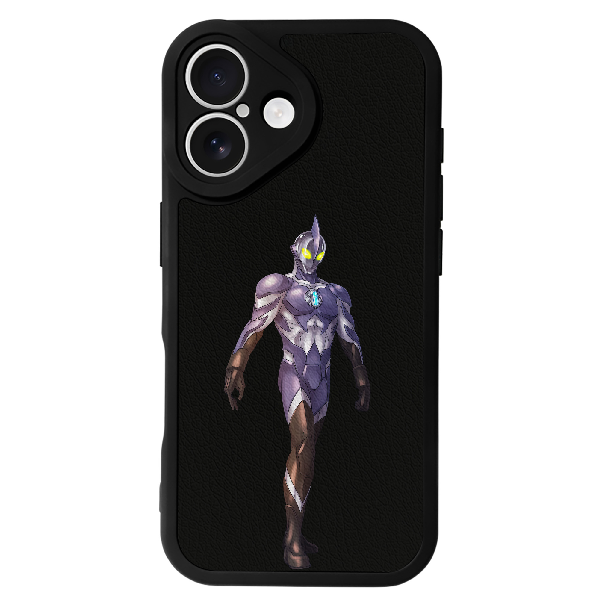 （画像用） ウルトラマン Ultraman 【iPhone 16シリーズ対応】シリコンスマホケース（レザー調） 材質：シリコン